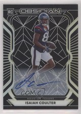 2020 Panini Obsidian Rookies Electric Etch Yellow /25 Isaiah Coulter Auto 0nj5