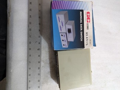 GC Electronics / Bi Tronics DS 254HP Manual 4 Way Parallel Data Switch Box Indus