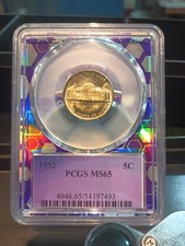 1952 5C Jefferson Nickel PCGS MS65 