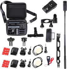 Accessory Bundle for Insta360 X5/X4,Hard Shell Carrying Case with Shoulder Belt,