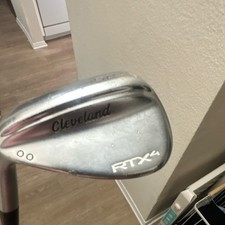 Cleveland RTX 4 Gap Wedge 52° Tour Issue Steel Shaft Golf Pride Grip Silver