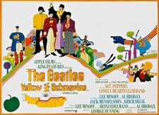 1968 The Beatles Yellow Submarine Movie Poster Print McCartney John Lennon 🍿