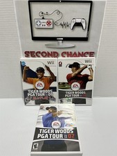 Nintendo Wii Tiger Woods 07 08 09 All Play Games Bundle Complete