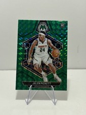 2023-24 Mosaic Green Mosaic #237 Jalen Pickett  Rookie - Denver Nuggets