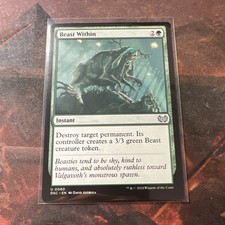 Beast Within 0080 Commander: Duskmourn: House of Horror DSC MTG Magic