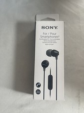 SONY MDR-EX15AP Earbuds In-Ear Stereo Headphones with Mic  Remote Headset