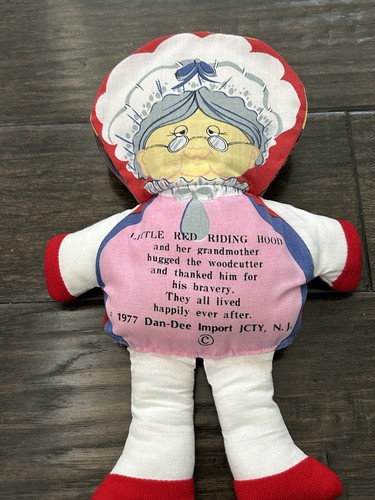 Vintage Dan Dee Little Red Ridding Hood Flip Book 1977 Story Toy - Picture 5 of 19