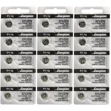 15 Energizer 371/ 370 SR920/W/SW Silver Oxide Watch Battery**