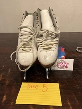 SP-TERI Ladies White  Freestyle Figure Skates  4 AAAA