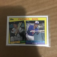 2016 Topps Archives Tito Francona / Terry Francona FS-FF 1985 Topps Father-Son