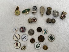 Mixed Lot of Golf Ball Markers and Hat Clips ...