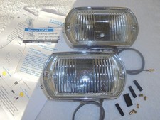 Lucas Ft8 Fog Light Pair All Chrome Housings