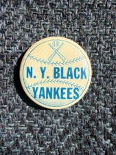 Baseball New York Black Yankees Negro League Pin 1.25
