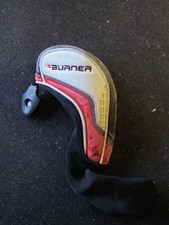 TaylorMade Burner White/Red Fairway Wood Hybrid Rescue Golf Club Head Cover