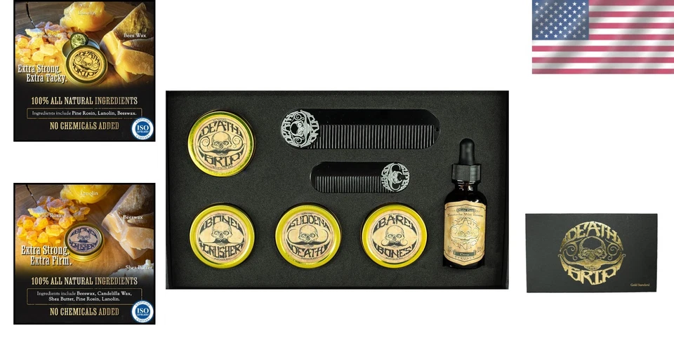High-Quality Mustache Wax - Bare Bones Medium Hold - Image 2 of 4