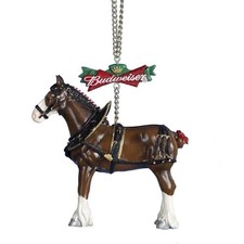 Budweiser Clydesdale Horse Christmas Tree Ornament