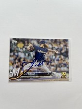 2018 Topps Josh Hader Signed Autographed Rookie All-Star Cup #357 Brewers
