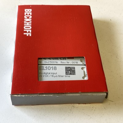 Beckhoff EL1018 EtherCAT-Klemme 8-Kanal-Digital-Eingang 24V DC  