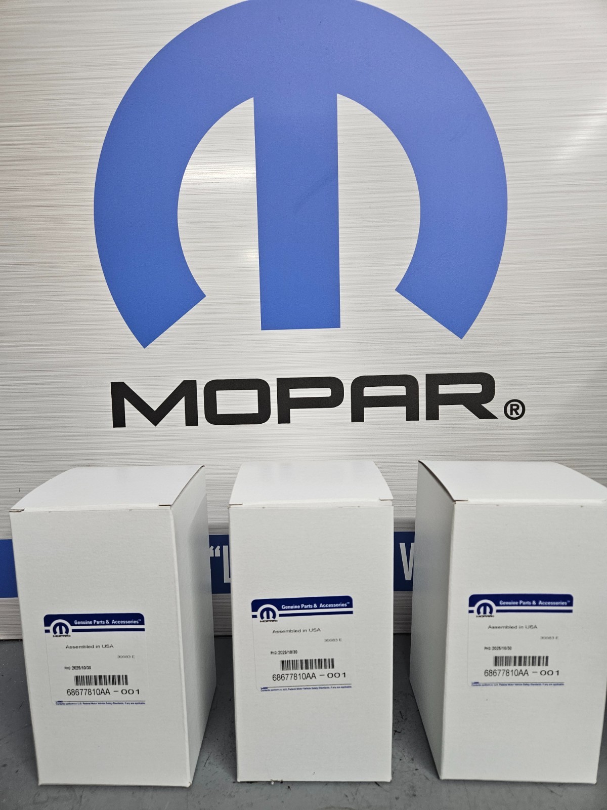 Genuine Mopar Engine Diesel Oil Filter 68677810AA PACK OF THREE. 2025 2026 Ram