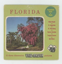 FLORIDA The Peninsula State 1955 View-Master Packet Reels FLA-123