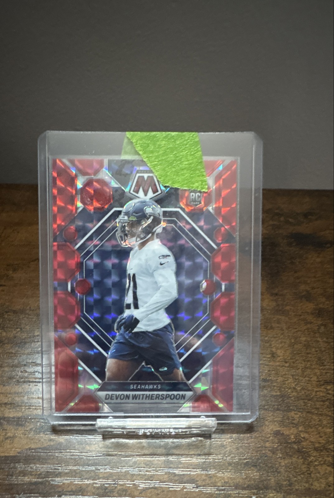 2023 Panini Mosaic - Rookies Devon Witherspoon #313 Red Mosaic Prizm (RC)
