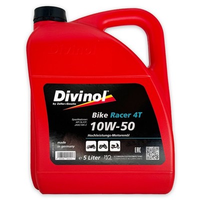 DIVINOL Bike Pro 4T 10W-50 | 5 L | JASO MA2 |  API SL | Motorradöl | Racing