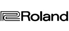 ROLAND logo 9" logo sticker decal BLACK