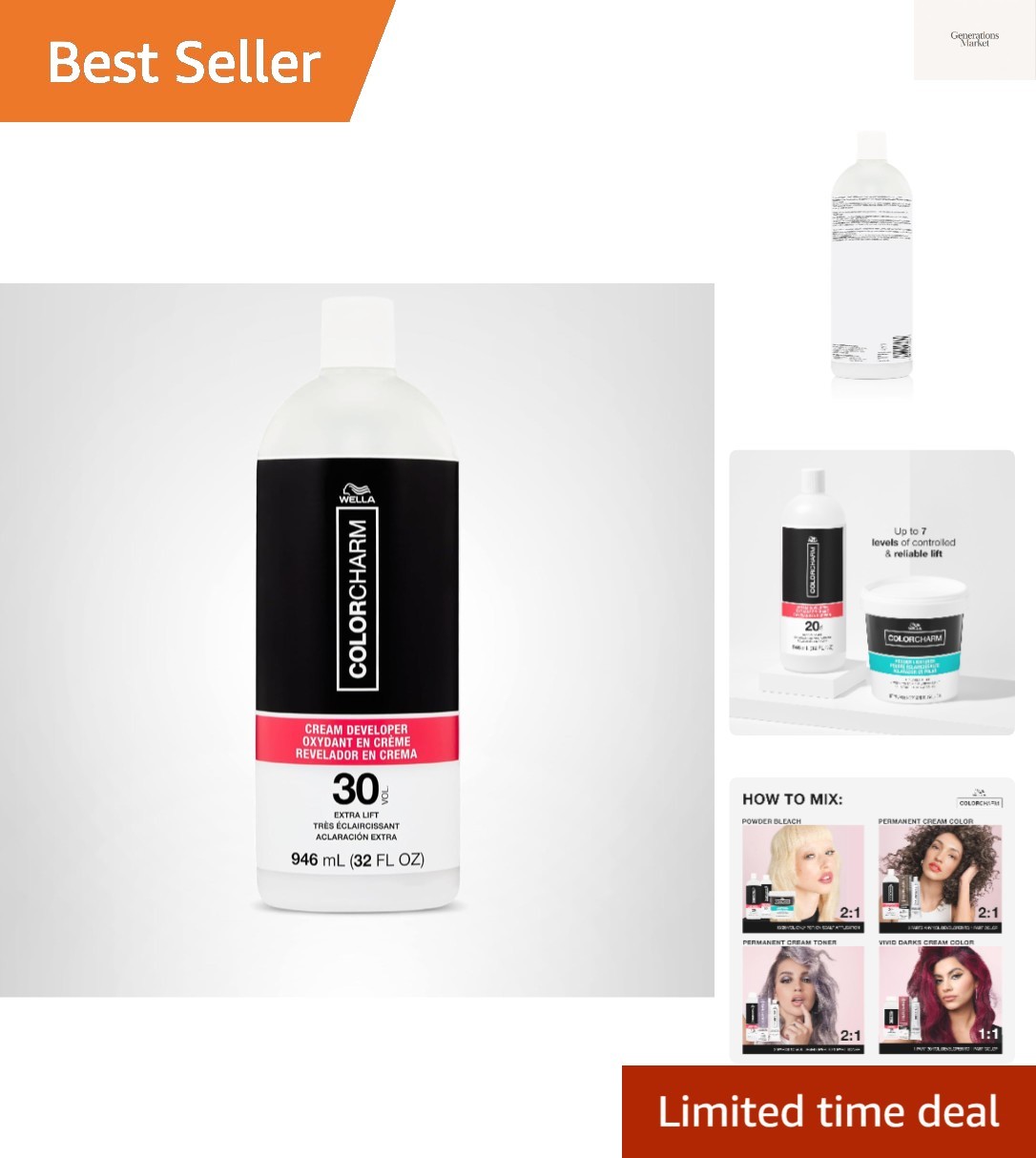 Cream Hair Color Developers | For Activating Color, Highligh