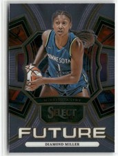 2024 Panini Select WNBA #18 Diamond Miller Select Future ☘️217