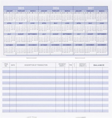 #ad #ad 12 20 Checkbook RegisterCheck Registers for PersonalBlank Ledger Transaction $8.19
