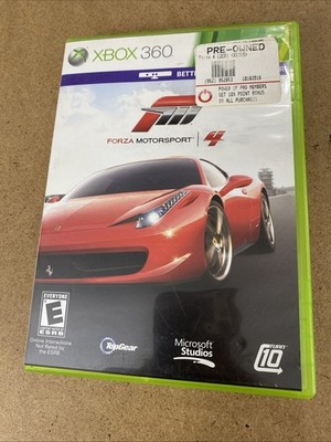 Forza Motorsport 4 (Microsoft Xbox 360, 2011) CIB Complete with Manual Tested