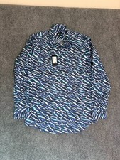 NWT Hugo Boss Jango Men BlueTeal Abstract Ani...