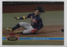 2021 Stadium Club Chrome 1991 Design Variation Ronald Acuna Jr SP Acuña #57 0o6m