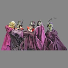 Vintage The Paper Magic Group Halloween Hanging Figures Decorations Lot Of 5