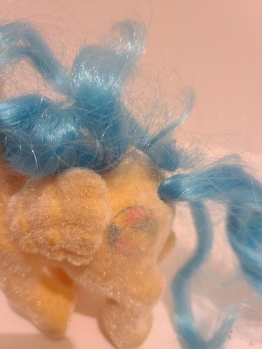 Vintage 1980's My Little Pony SO SOFT BOUNCY flocked ball Pegasus EUC - Picture 3 of 5