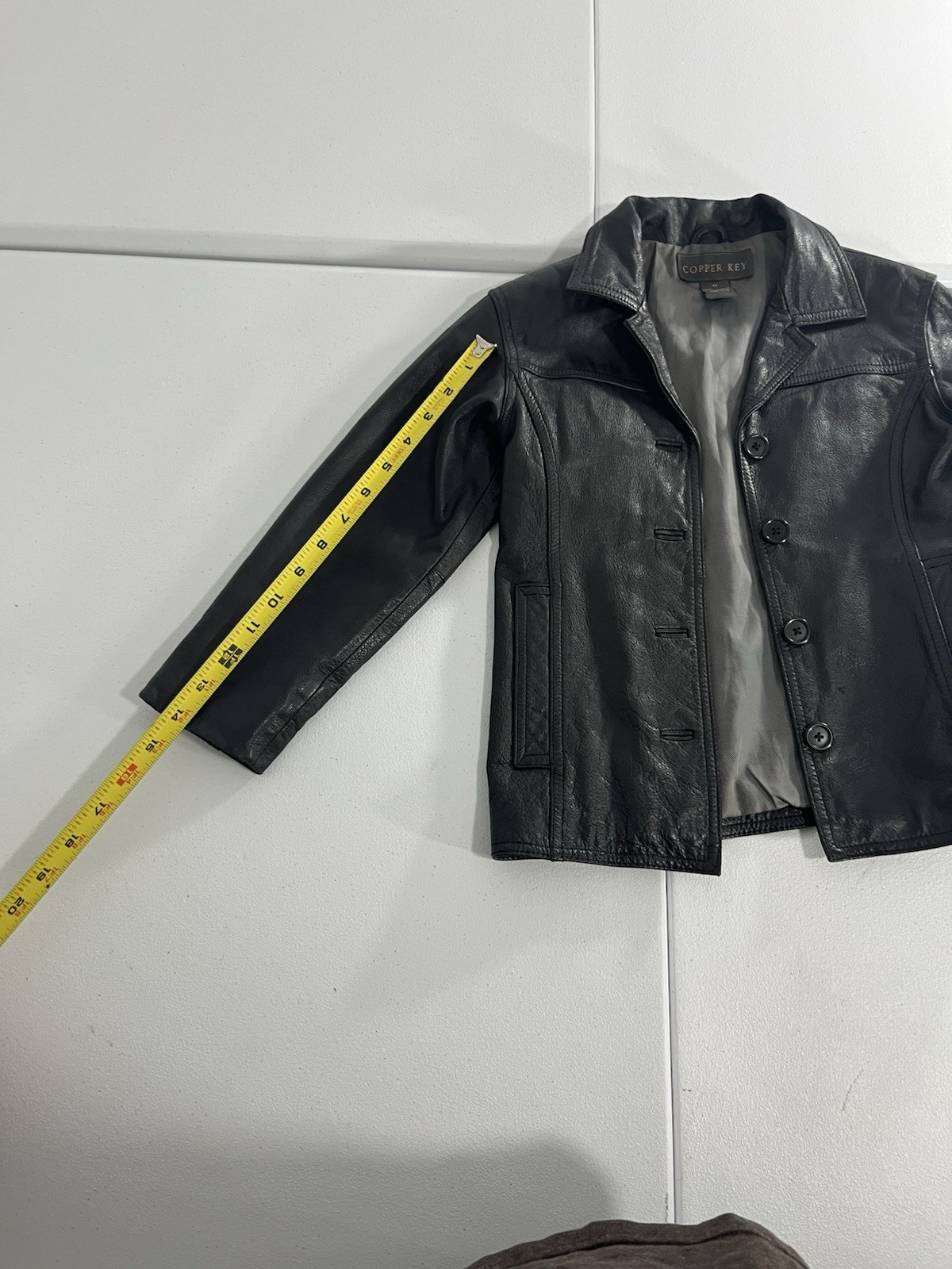 Copper Key Leather Jacket Size Medium  Women’s - image 4