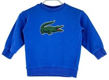 Lacoste Kids Boys Round Neck Jumper Pullover Sweater Size 4 Years