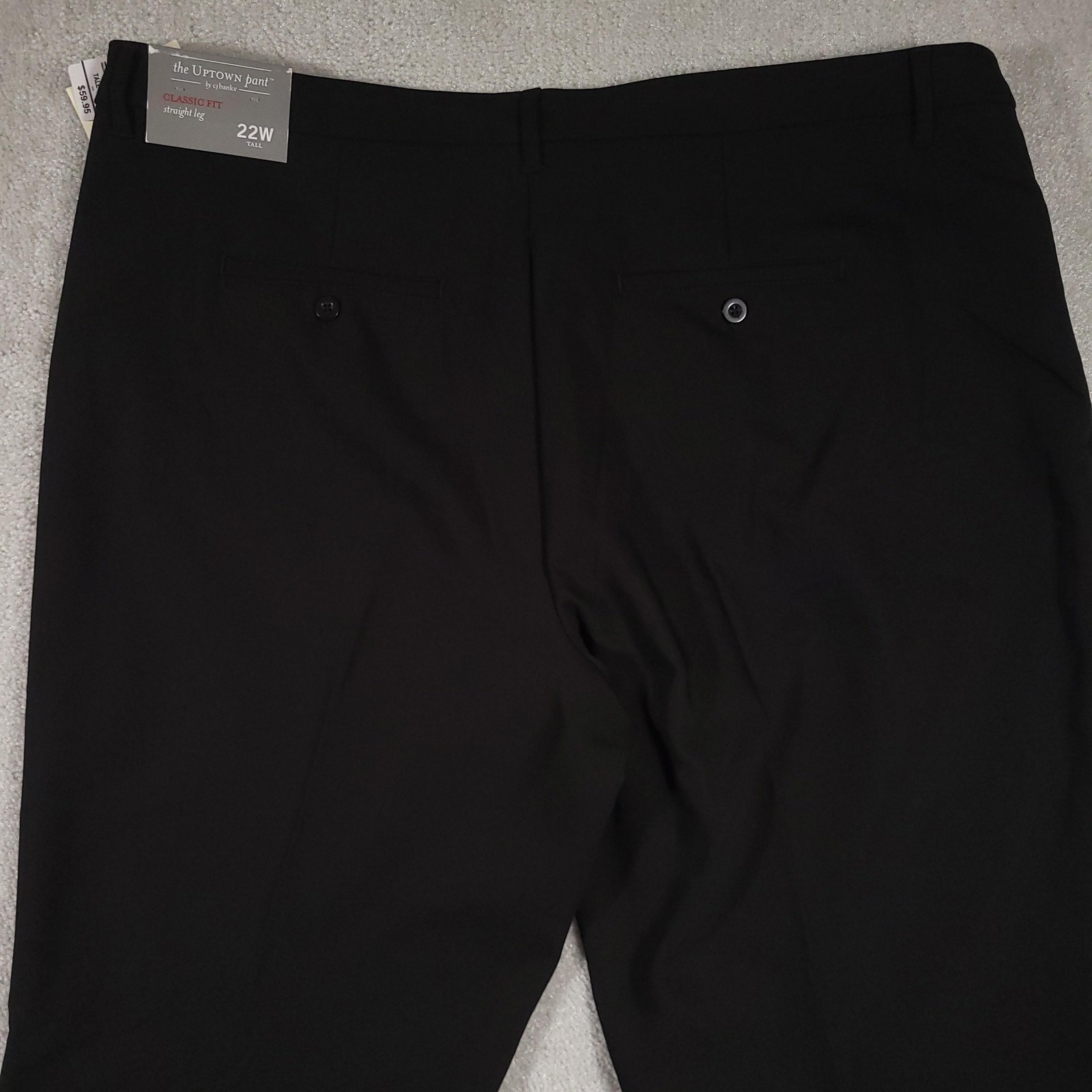 CJ Banks Pants Womens 22W Tall Classic Fit Uptown Straight Leg Dress Career