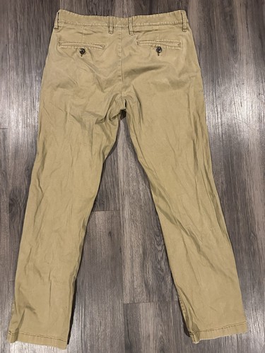 Pantalones chinos Goodfellow caqui ajustados Every Wear para hombre talla 30x30 - Imagen 4 de 4