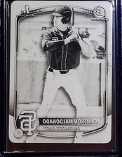 2025 Bowman Draft #BDC-99 Cameron Maldonado Chrome Printing Plates Black #/1