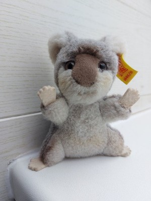 Steiff Kuscheltier Koala Yuku 11cm Nr. 1446/11  grau 1981-1990