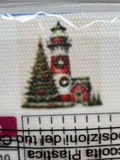 Diamond Art/ 40x40 D.P. By Number Christmas Tree With Light House BRAND NEW 