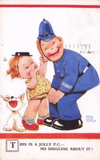 Mabel Lucie Attwell POSTCARD 2919  - The is a Jolly PC - Police - 1935