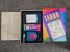 Taboo gioco da tavolo vintage 1989 Milton Bradley completo VIDEO TESTATO