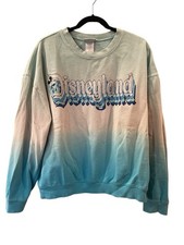 DISNEYLAND Official Mickey Mouse Blue Ombre Oversized Sweatshirt Size: XL
