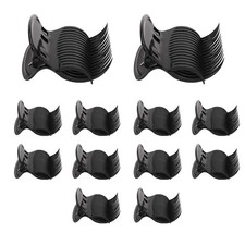 12Pk Hot Roller Clips Plastic Hair Curler Claw Clips Replacement for Hair Salon