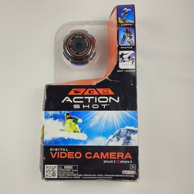 Action Shot Action Cam Digital Video Camera VGA/QVGA 60FPS Helmet/Board Mount