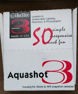 Ikelite Aquashot 3 Housing For 35mm And APS Snapshot Cameras Model 99343