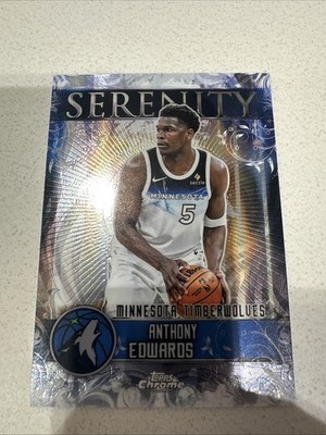 2025-26 Topps Chrome Basketball Anthony  Edwards Serenity SY-4