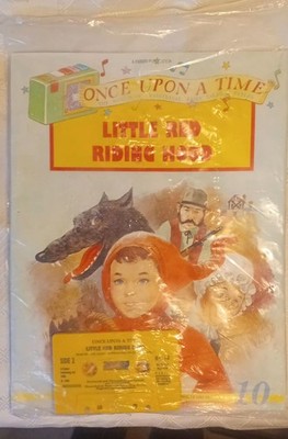 Vintage 80s Once Upon A Time Unopened Book & Casette Tape Little Red Riding Hood